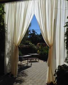 Ivory Entry Drape