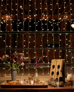 Miniature String Light Curtain