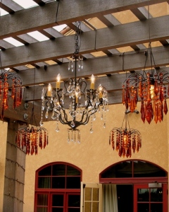 Amber Pendant Cluster