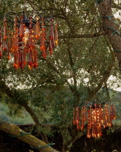 Amber Pendant - Olive Tree