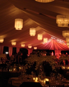 White String Shades Full Tent