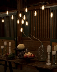 Retro Bare Bulb Cluster