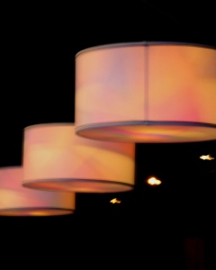Drum Shade Stained Glass Effect