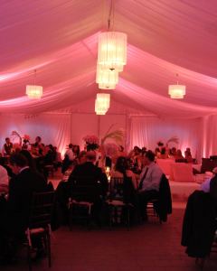 String Shades Pink Tent