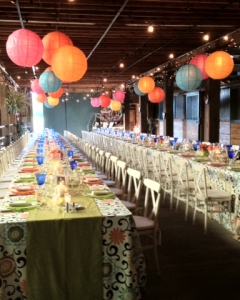 Colored Lanterns Barn