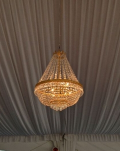 Crystal Basket Chandelier