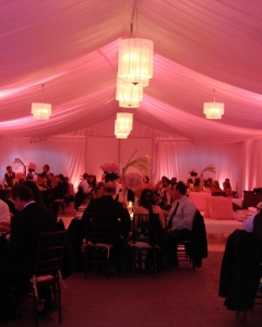 String Shades Pink Tent